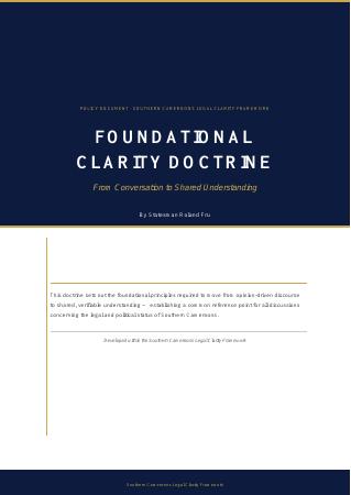 Cover of Foundational Clarity Doctrine