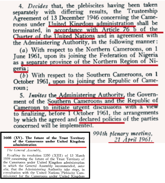 Annotated extract: Resolution 1608 (XV), paragraphs 4 and 5